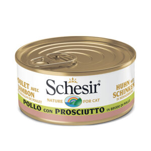 Schesir - Pollo con Prosciutto in Brodo di Pollo - 70 gr
