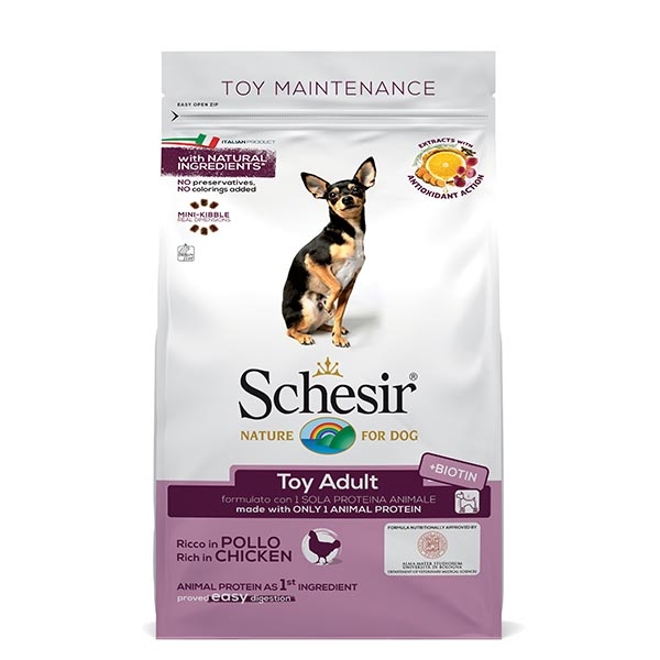 Schesir Toy Adult Mantenimento con pollo - 800 gr