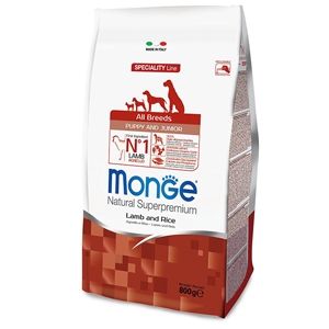 Monge All Breeds Puppy & Junior Agnello e Riso - 12 Kg
