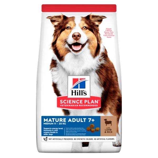 Hill's Mature Adult 7+ Lamb & Rice - 12 kg