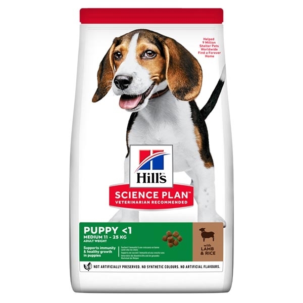 Hill's Puppy Medium Agnello e riso da 2,5 kg