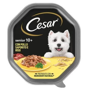 Cesar - Senior 10+ Pollo Saporito e Riso in Salsa - 150 gr