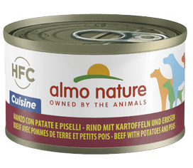 Almo Nature Dog HFC Natural Manzo con Patate e Piselli 95 gr