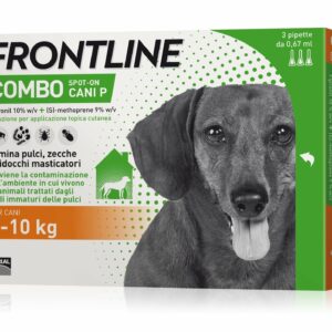 Frontline Combo per Cani da 2 a 10 Kg Unità di vendita: 1  confezione - 3 pipette da 0,67 ml