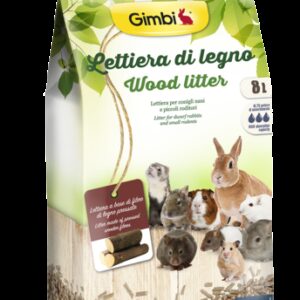 GIMBI Lettiera di legno - 8L