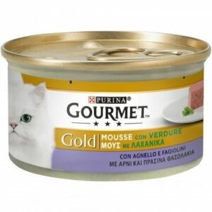 GOURMET Gold Gatto Mousse con Agnello e squisiti Fagiolini  85 gr