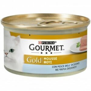 GOURMET Gold Gatto Mousse con Pesce dell'Oceano 85 gr