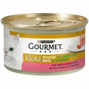 GOURMET Gold Gatto Mousse con Trota e Deliziosi Pomodori  85 gr