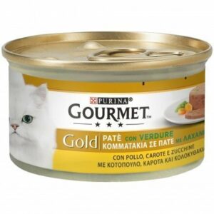 GOURMET Gold Gatto Patè con Verdure, con Pollo, Carote e Zucchine   85 gr
