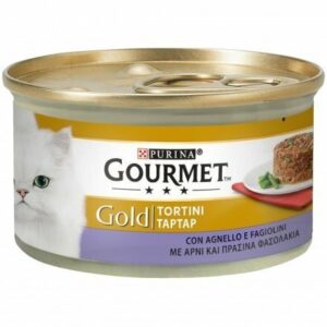 GOURMET Gold Tortini Gatto con Agnello e Fagiolini - 85gr