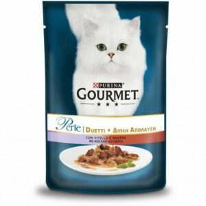 GOURMET Perle Gatto Duetti con carni delicate con Vitello e Anatra  - 85 gr