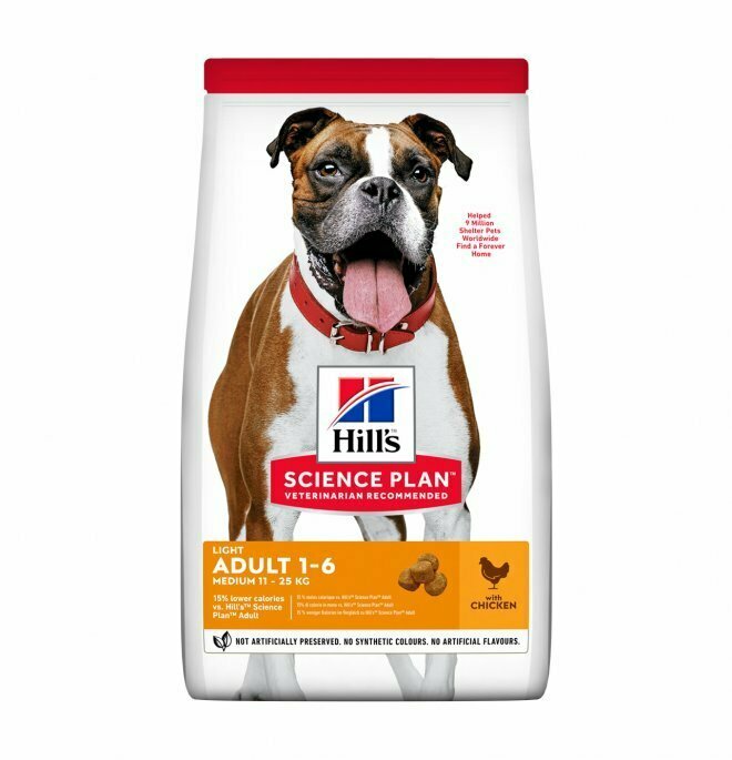 Hill's Adult Medium Light con Pollo - 800 gr