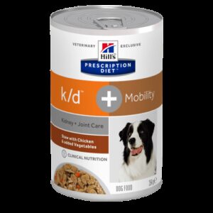 Hill's Prescription Diet Canine k/d + Mobility Spezzatino per Cani al Pollo e Verdure 354 gr