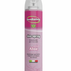 Inodorina Deo Spray - Deodorante Cane 300 ml - Profumazione Aloe Vera