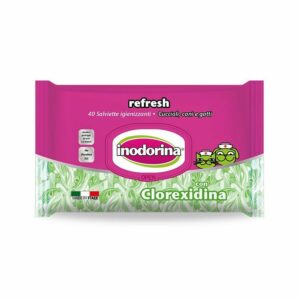 Inodorina Refresh - 40 Salviette Igienizzanti - Con Clorexidina