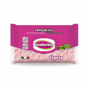 Inodorina Refresh Bio - 30 Salviette Detergenti - Profumazione Cipria