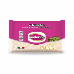 Inodorina Refresh Bio - 30 Salviette Detergenti - Profumazione Delicato
