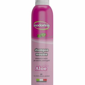 Inodorina Shampoo Mousse - A Secco 300 ml - Profumazione Aloe Vera