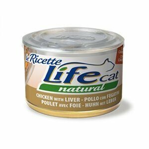 Life Cat Le Ricette Pollo con Fegatini e Carote - 150 gr
