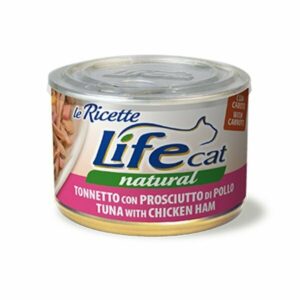 Life Cat Le Ricette Tonnetto con Prosciutto di Pollo e Carote 150 gr