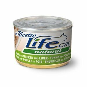Life Cat Le Ricette Tonno con Pollo e Fegatini di Pollo - 150 gr