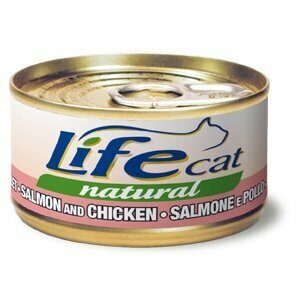 Life Cat Natural Salmone e Pollo - 85 gr