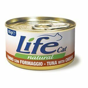 Life Cat Natural Tonno con Formaggio - 85 gr
