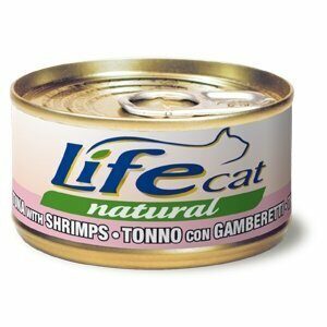 Life Cat Natural Tonno con Gamberetti - 85 gr