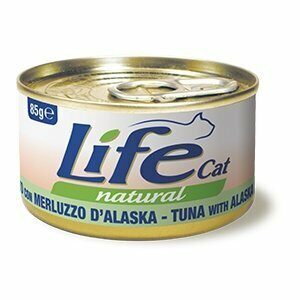 Life Cat Natural Tonno con Merluzzo d'Alaska - 85 gr