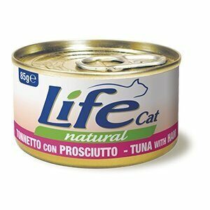 Life Cat Natural Tonno con Prosciutto - 85 gr