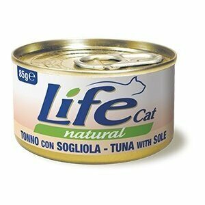Life Cat Natural Tonno con Sogliola - 85 gr