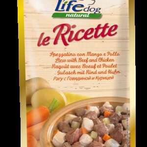 Life Dog Spezzatino con manzo e pollo -  Bustina  95 gr