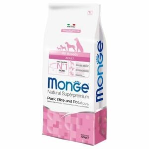 Monge All Breeds Adult Maiale, Riso e Patate - 2,5Kg