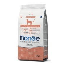 Monge Cat Adult Ricco di Salmone - 1,5 Kg