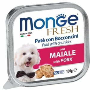Monge - Fresh Patè e Bocconcini con Maiale - 100 gr