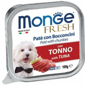 Monge - Fresh Paté e Bocconcini con Tonno - 100 gr