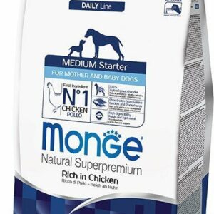 Monge Medium Starter Ricco di Pollo - 1,5 Kg
