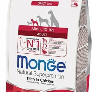 Monge Mini Adult Ricco di Pollo - 3 Kg