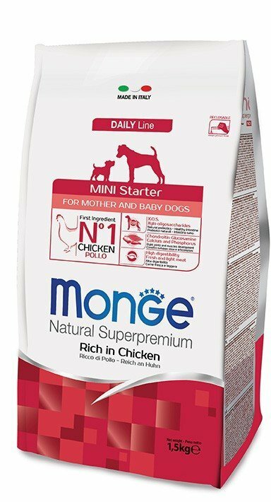 Monge Mini Starter Ricco di Pollo - 1,5 Kg