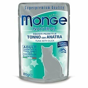 Monge - Natural Superpremium Cotti a Vapore con Tonno e Anatra - 80 gr