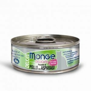 Monge - Natural Superpremium Pezzetti di Pollo con Asparagi - 80 gr