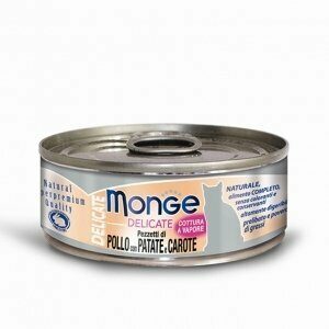 Monge - Natural Superpremium Pezzetti di Pollo con Patate e Carote - 80 gr