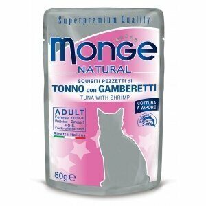 Monge - Natural Superpremium Tonno con Gamberetti - 80 gr