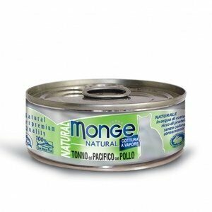 Monge - Natural Superpremium Tonno pinne gialle con Pollo - 80 gr