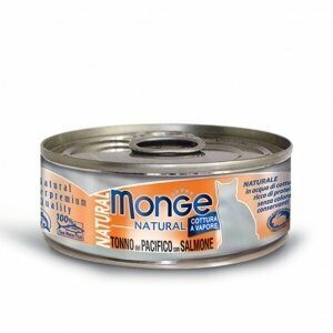Monge - Natural Superpremium Tonno del Pacifico con Salmone - 80 gr