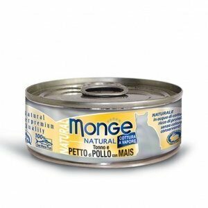 Monge - Natural Superpremium Tonno e Petto di Pollo con Mais - 80 gr