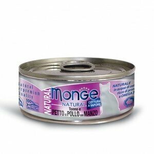 Monge - Natural Superpremium Tonno e Petto di Pollo con Manzo - 80 gr