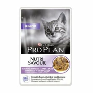 PURINA PRO PLAN NUTRI SAVOUR Junior Gatto Pezzetti con Tacchino in Salsa - 85 gr