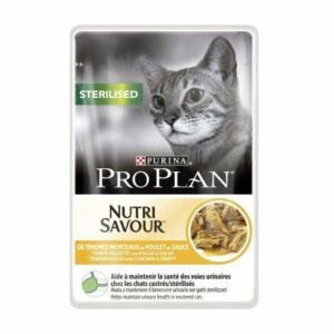 PURINA PRO PLAN NUTRI SAVOUR Sterilised Gatto Pezzetti con Pollo in Salsa - 85 gr
