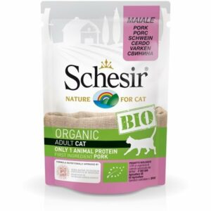 Schesir Bustina 85 gr - Bio Organic Adult Cat Maiale